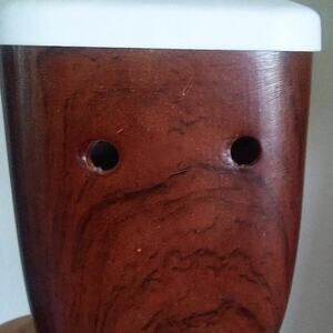 Ambiescents Aalborg Walnut Ceramic Wall Plugin Wax Warmer NIB